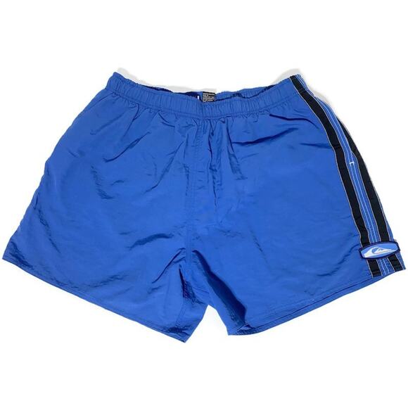 Quicksilver Swim Trunks Mens Volley Shorts Blue Board Shorts Lined Size XL - Picture 1 of 6